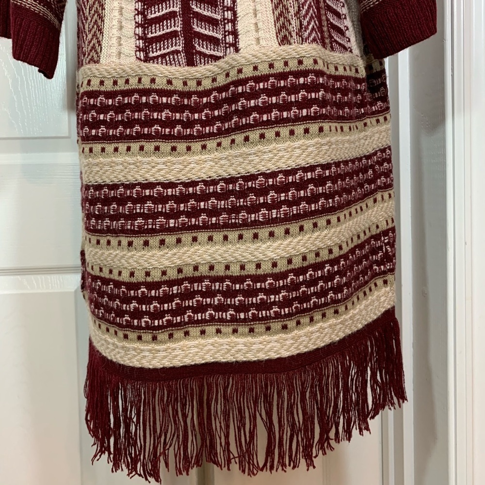 Ella Moon Open Knit Cardigan Boho Chic Kimono Duster - Picture 7 of 8